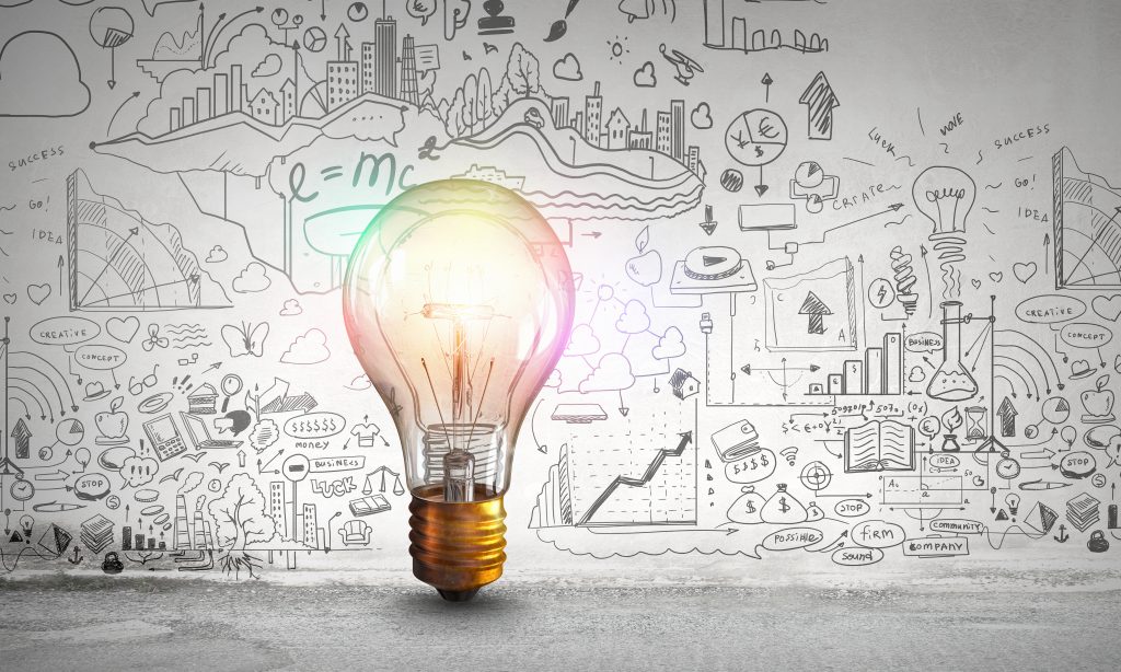 Light bulb to show bright ideas for business growth for the article 30 Ideas for Your Small Business Marketing Strategy - Seolvit Marketing Agency